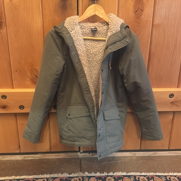 Patagonia Kids Green Hooded Jacket